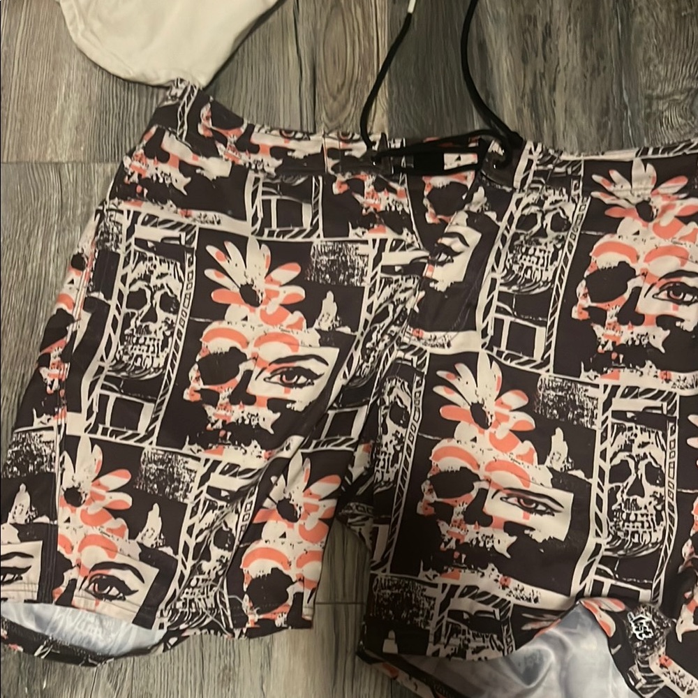 Lost Black and Pink Board Shorts Swimwear